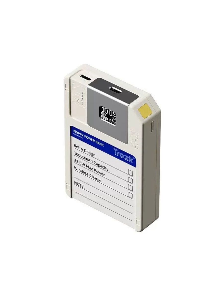 Повербанк MagSafe 10000mah Trozk FLOPPY с встроенной памятью 64GB