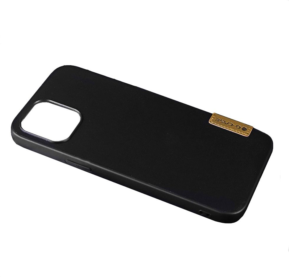 Чехол G-Case iPhone 14 Pro Max 6,7" Dark Series противоударный Кожа