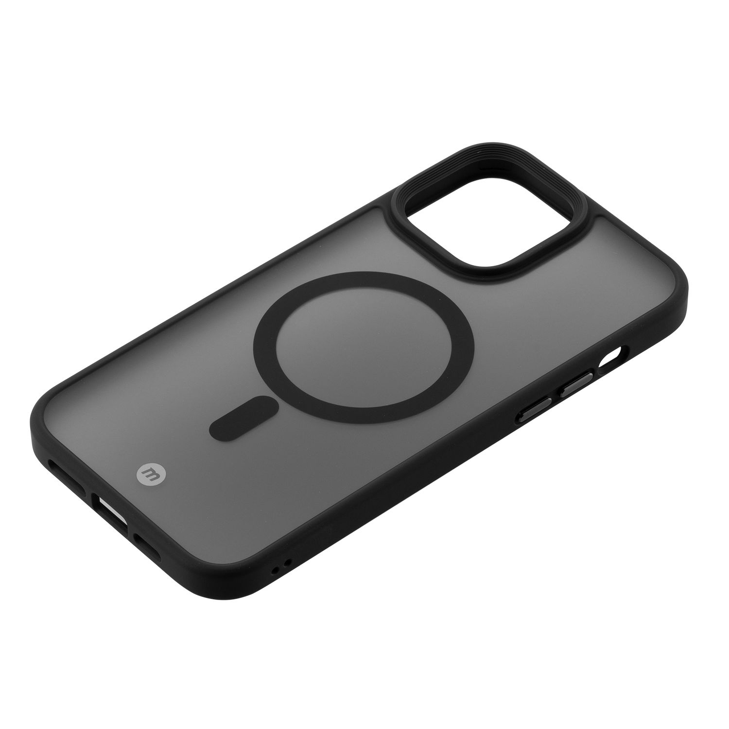 Чехол силиконовый противоударный Momax Hybrid Case (Магнитный) iPhone 13 Pro Black