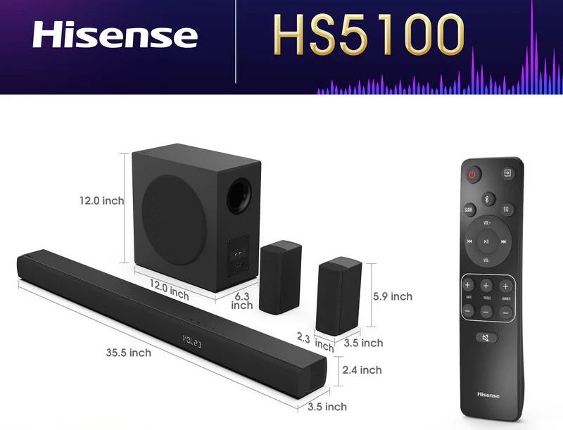 Саундбар Hisense HS5100