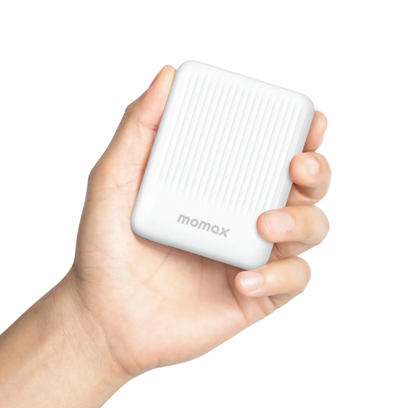 Мини Повербанк MagSafe Momax Q.Mag Minimal 10000 White Магнитный