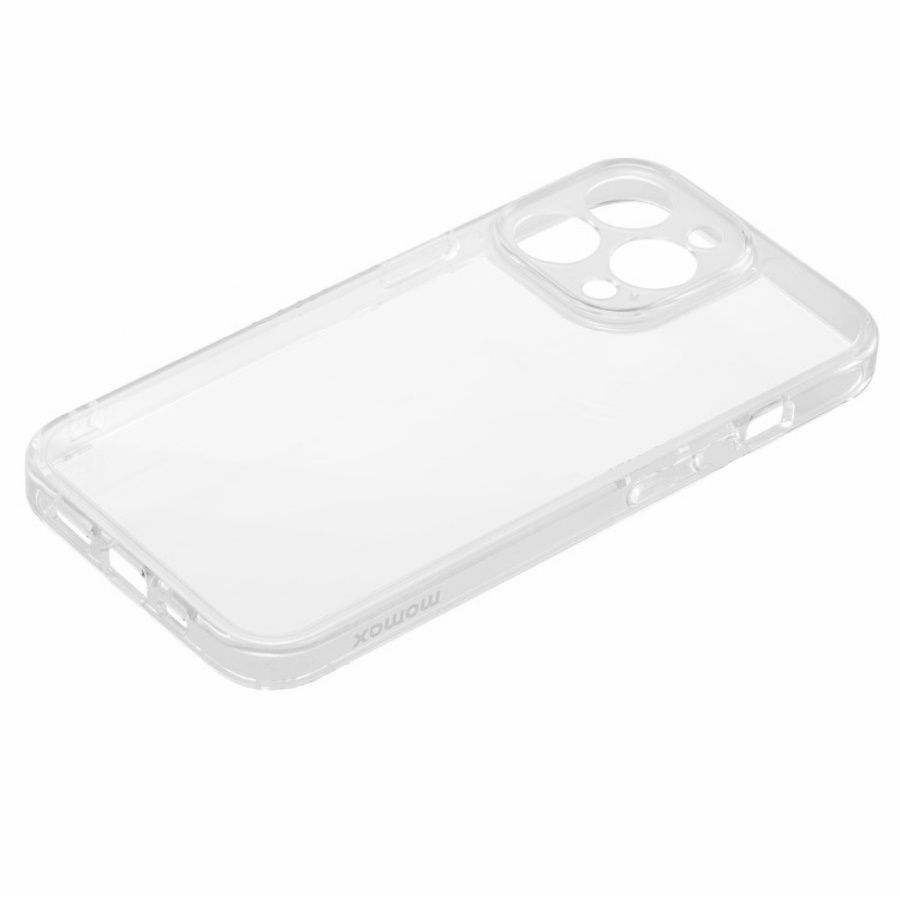 Чехол силиконовый противоударный Momax Glass Case iPhone 13 Pro