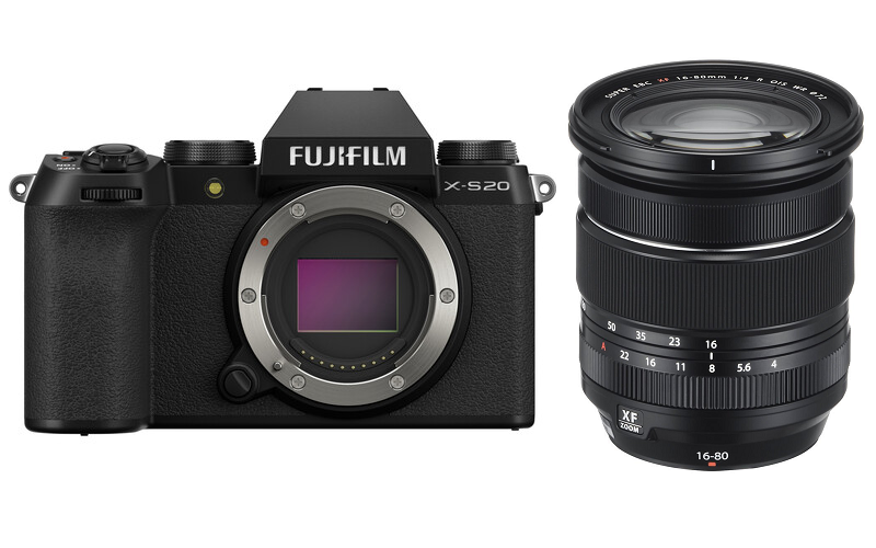 Фотоаппарат Fujifilm X-S20 Kit XF16-80 F4 R OIS WR черный