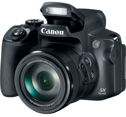 Цифровой фотоаппарат Canon PowerShot SX70 HS черный