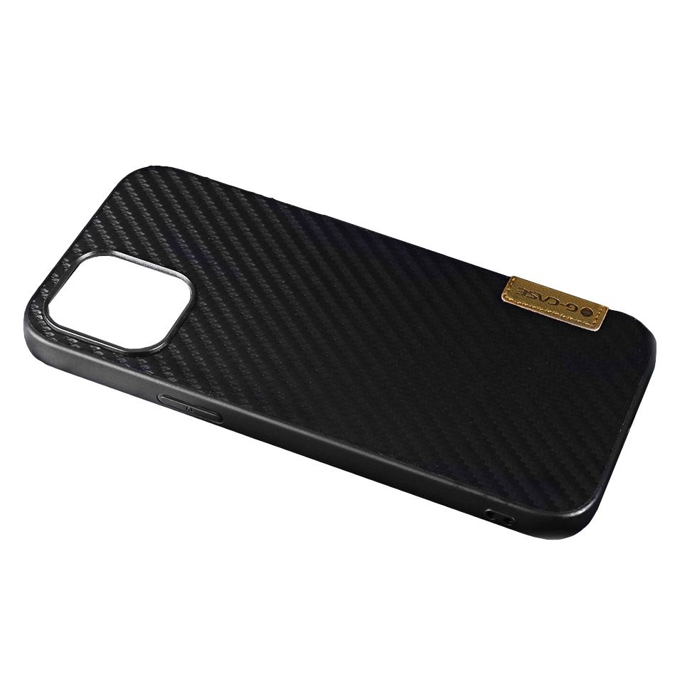 Чехол G-Case iPhone 14 Plus 6,7" Dark Series противоударный Карбон