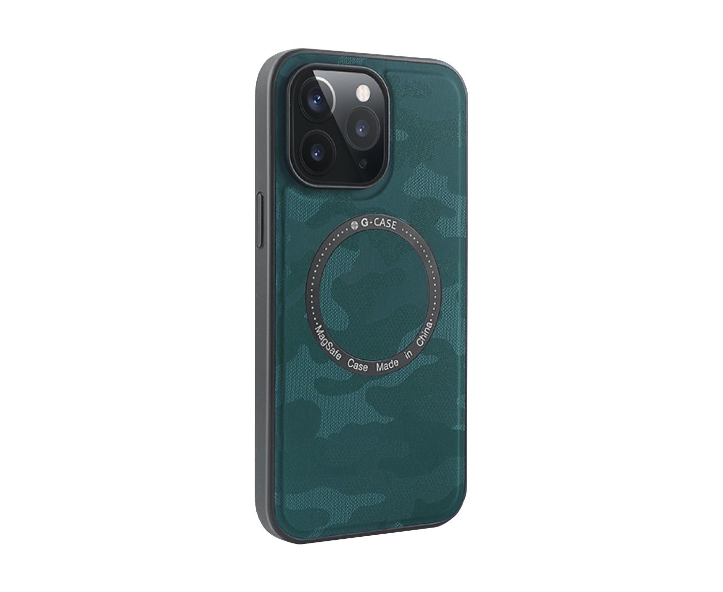 Чехол G-Case iPhone 14 6,1" Avatar Series противоударный Магнитный Зеленый Камуфляж