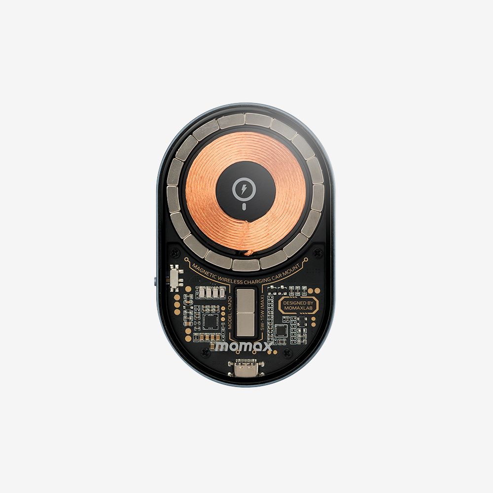 Автомобильный держатель с беспроводной зарядкой Momax Q.Mag Mount 3 15W Magnetic Wireless Charging Car Mount