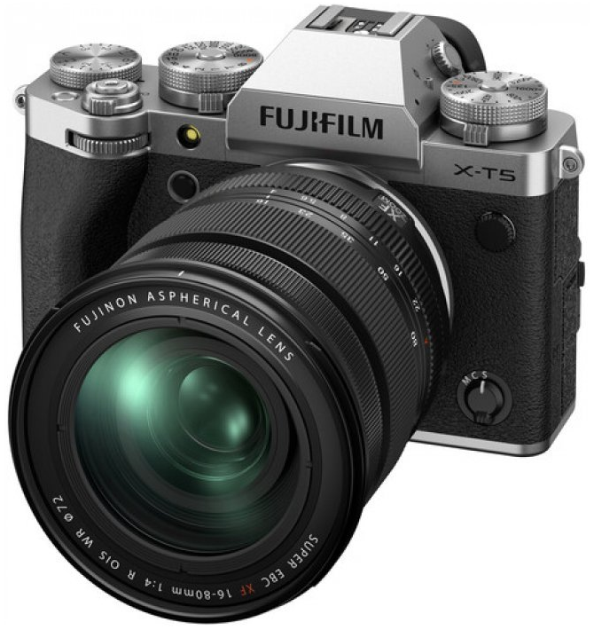 Фотоаппарат Fujifilm X-T5 Kit XF16-80 F4 R OIS WR серебристый
