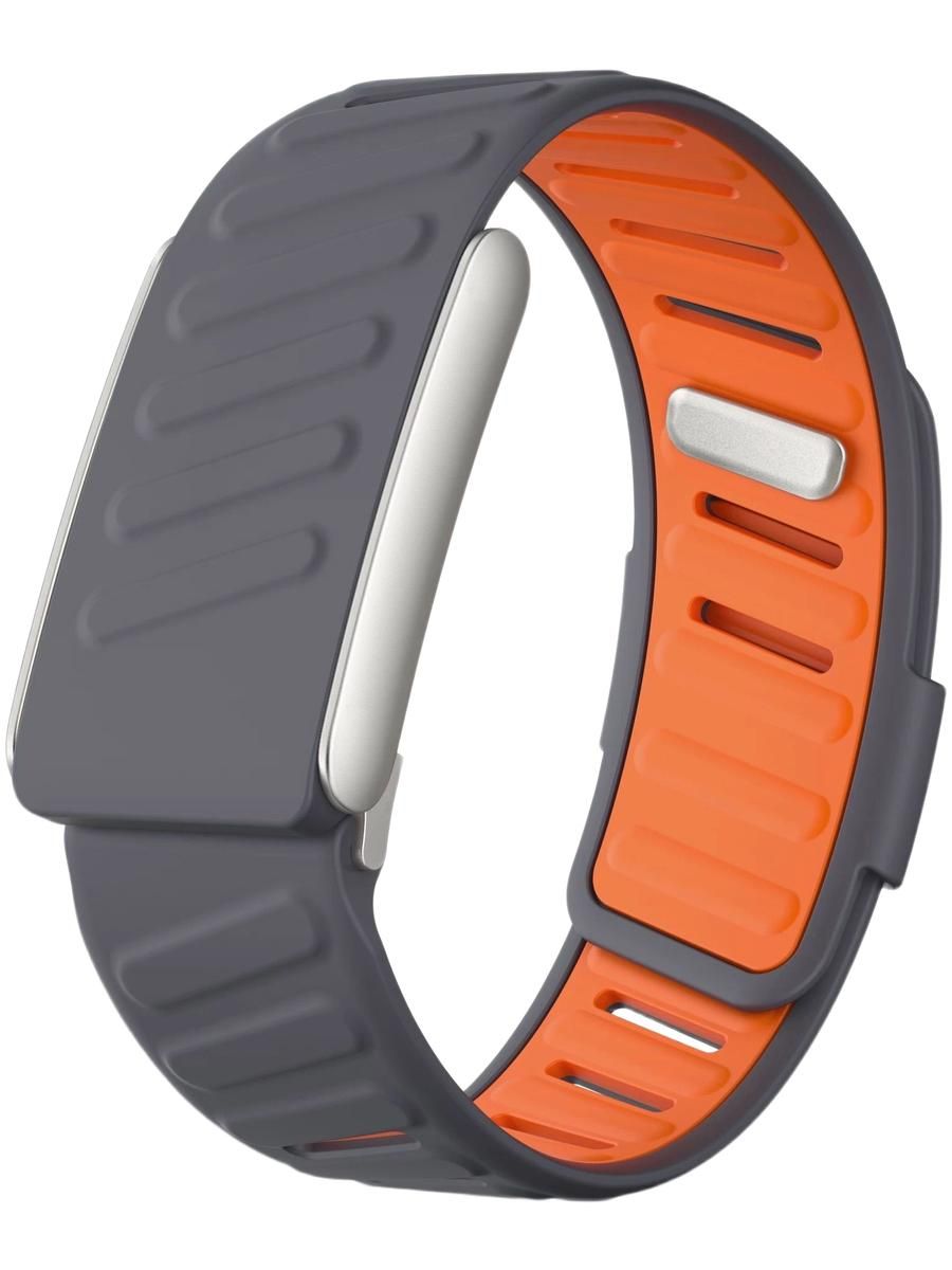 Силиконовый Ремешок для Whoop 5.0 One / Peak SportFlex Gray Orange