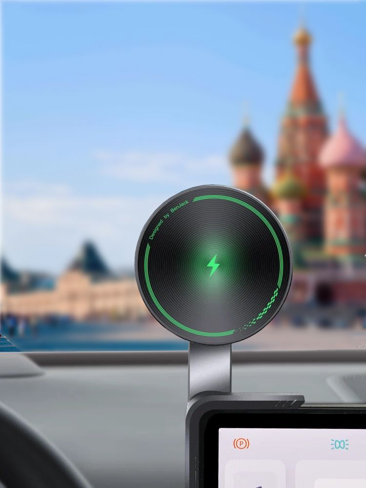 Автомобильный держатель магнитный для Lixiang Ben Jack Wireless Grey