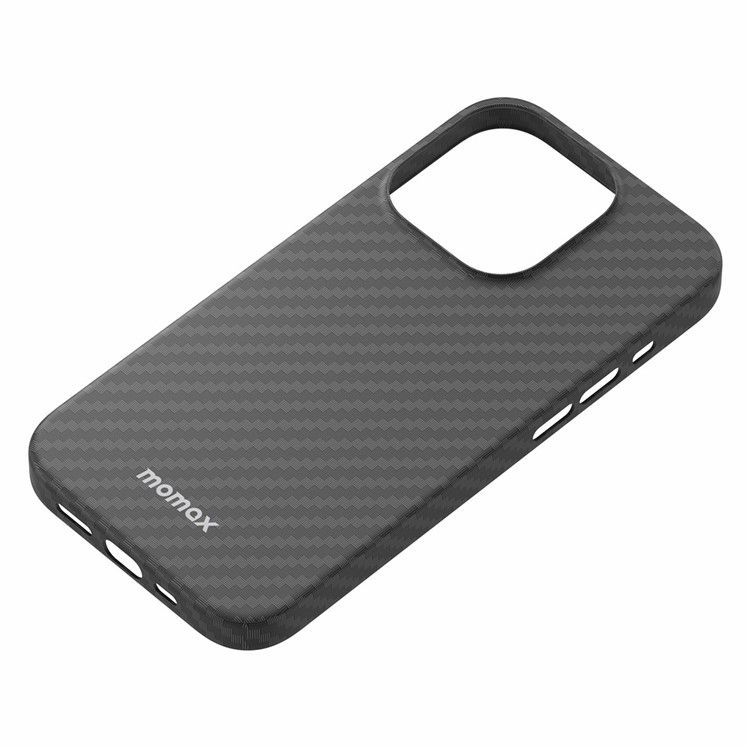 Чехол карбоновый противоударный Momax Carbon Case (Магнитный) iPhone 14 Pro